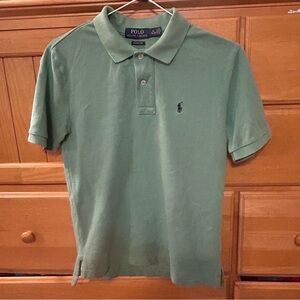 Polo Ralph Lauren Boy’s Green Cotton Polo Shirt “Classic Fit” Size Medium 10-12